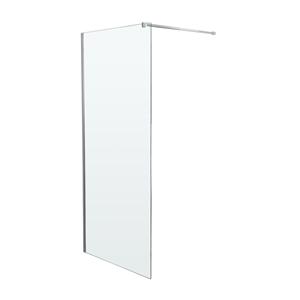 Wiesbaden Slim inloopdouche met RVS profiel en stabilisatiestang 90x200cm 8mm helder glas sw203908/sw203912