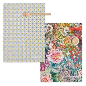 Happy Friday Set van 2 theedoeken Boho Chic &VerticalLine; 