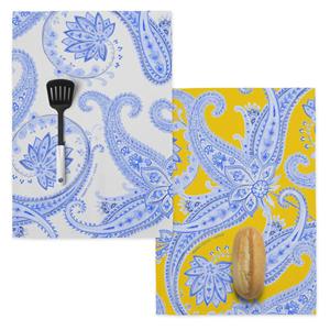 Happy Friday Set van 2 theedoeken Kashmir &VerticalLine; 