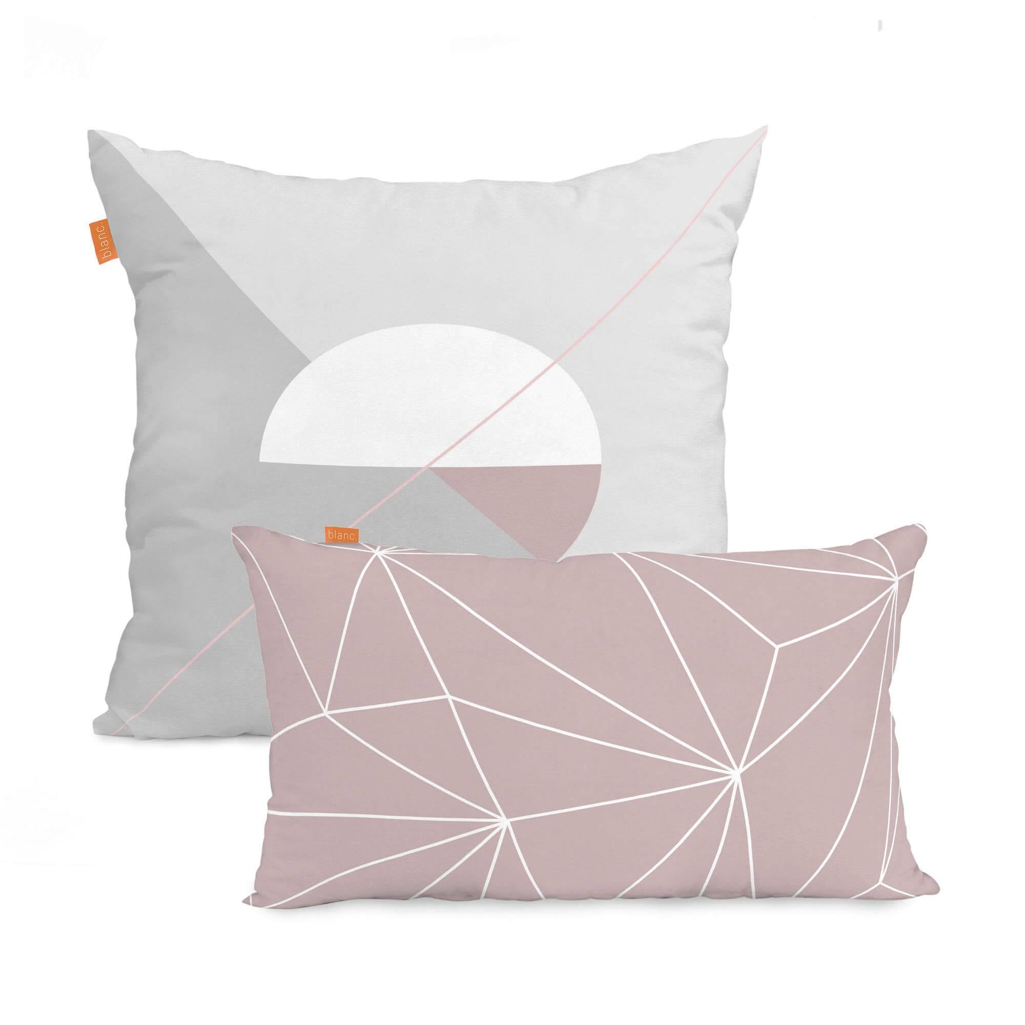 Blanc Set van 2 kussenhoezen Gamma | 