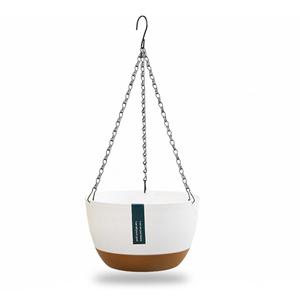 CosyHome Hangende Dubbele Ketting Hangmand Plantenbak Huis Balkon Binnen Automatisch Water Absorberend Bekken