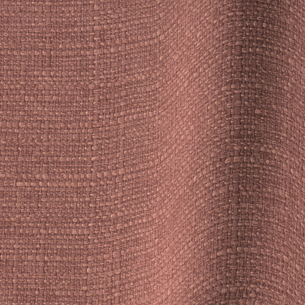 Vadain Weeflicht gordijn - terracotta met dubbele plooi