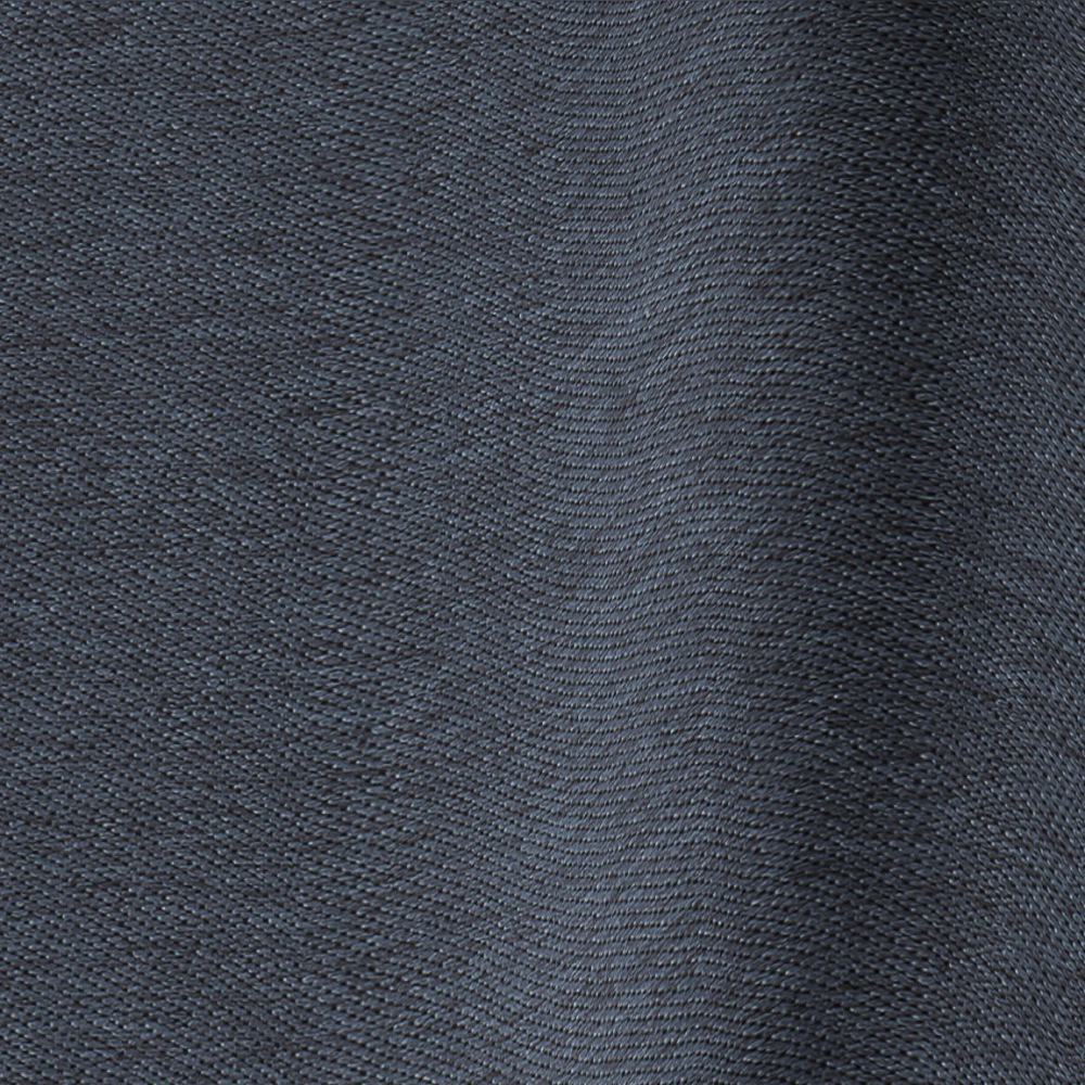 Vadain Glorie gordijn - middernachtblauw met dubbele plooi