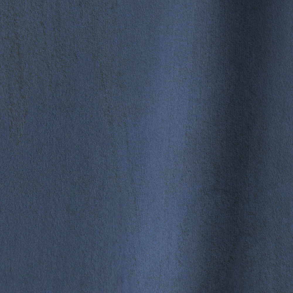 Vadain Fluweelgloed gordijn - marineblauw met dubbele plooi