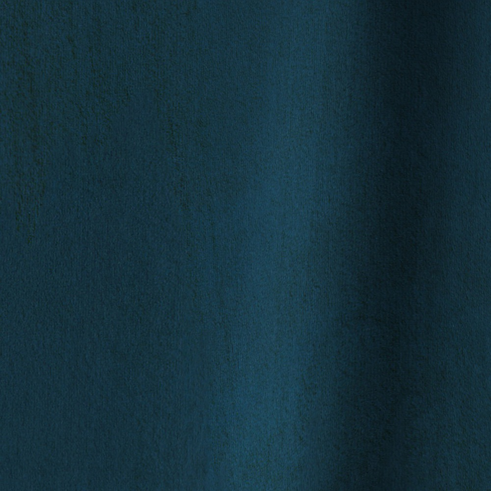 Vadain Fluweelgloed gordijn - pauwgroen met dubbele plooi