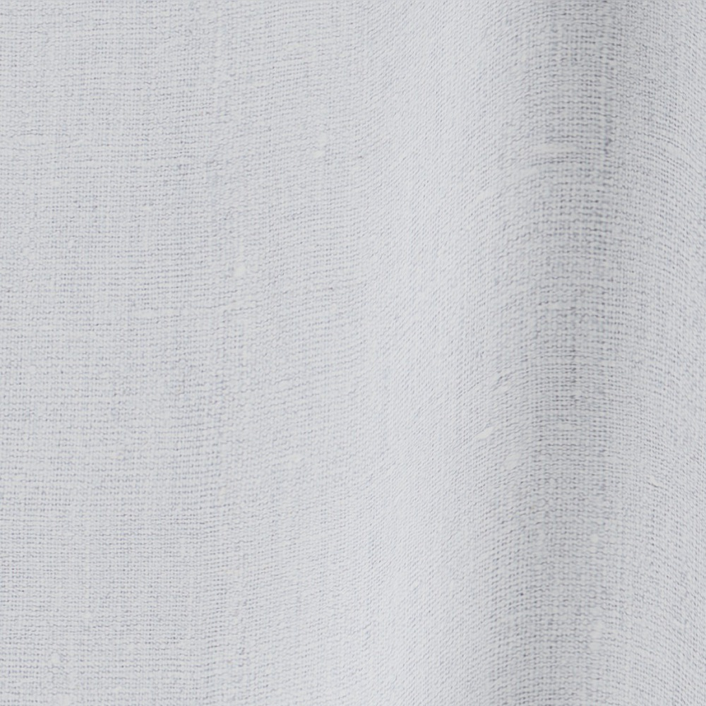 Vadain Puurlinnen gordijn - wit met enkele plooi