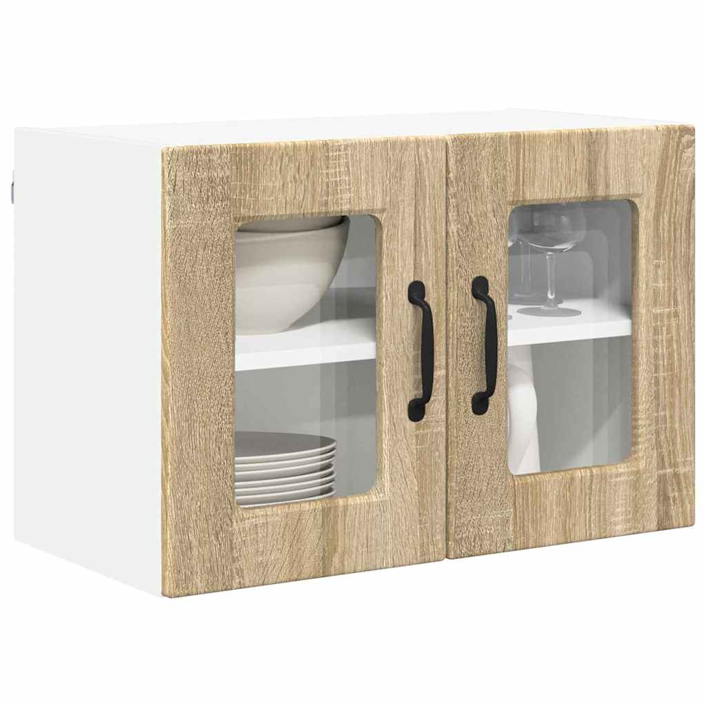 vidaXL Keukenkast aan de muur met plank Sonoma Eiken 60 x 31 x 40 cm