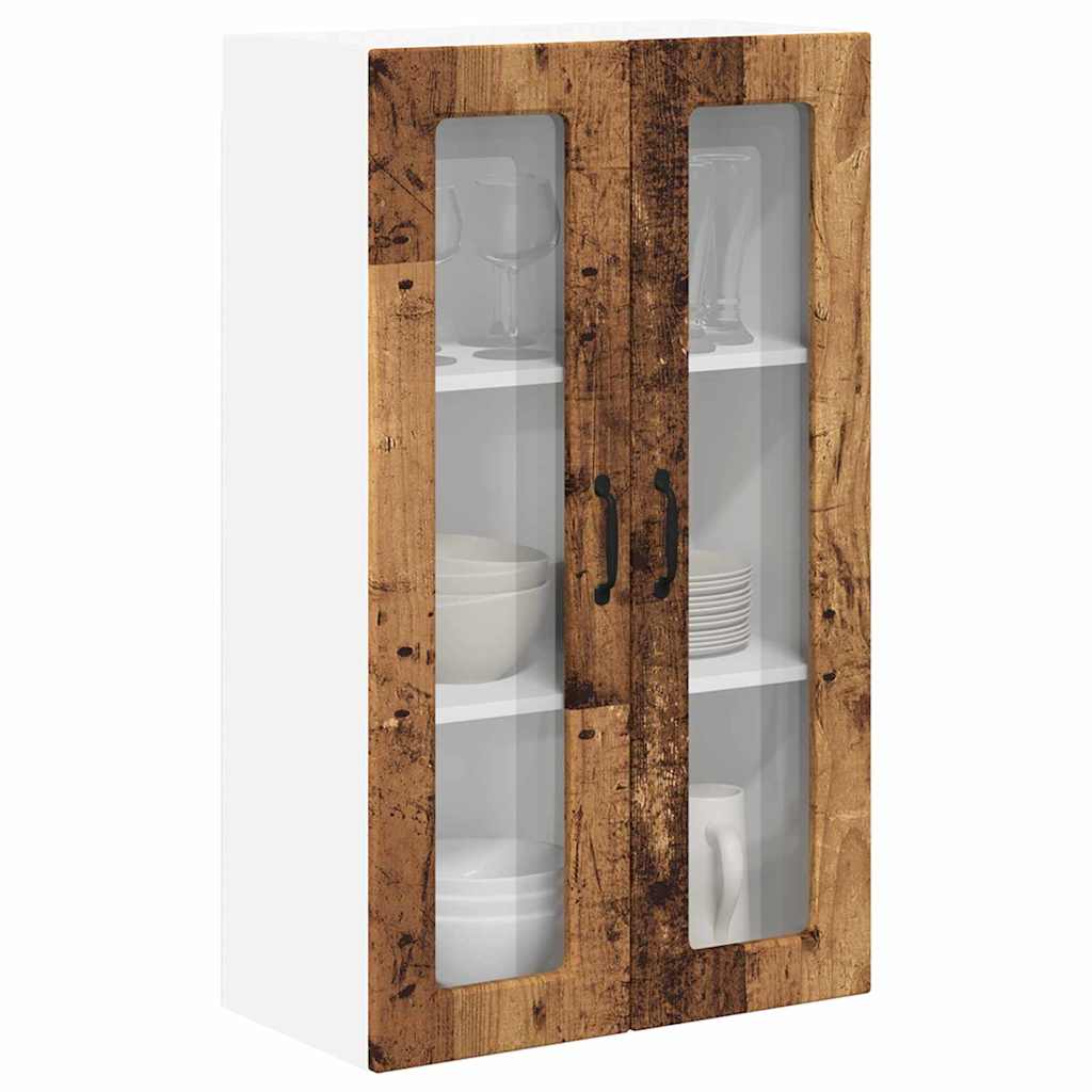 vidaXL Keukenkast aan de muur Oud Hout 60 x 31 x 100 cm Bewerkt hout