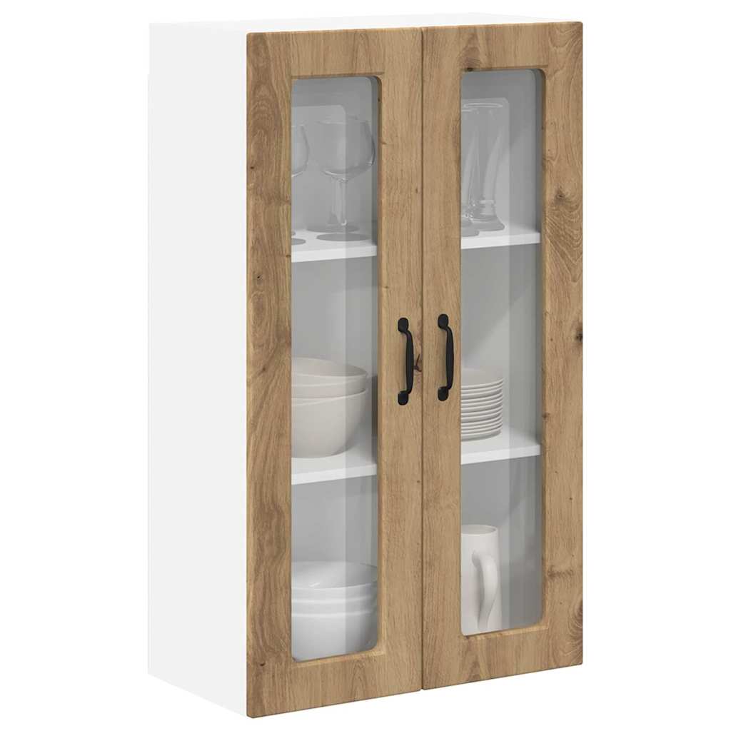 vidaXL Keukenkast aan de muur met plank Artisan Eiken 60 x 31 x 100 cm