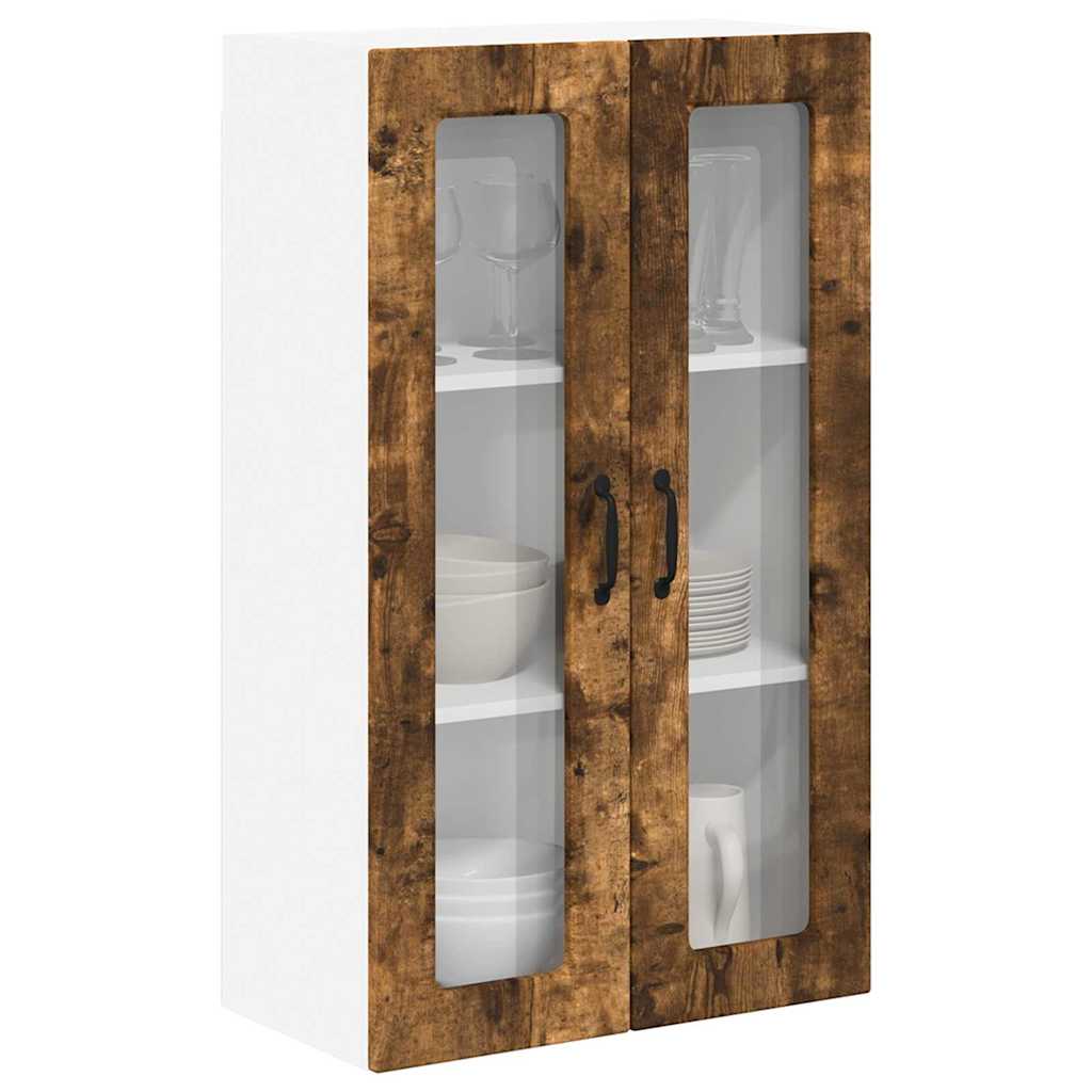 vidaXL Keukenkast aan de muur met plank Gerookt eiken 60 x 31 x 100 cm