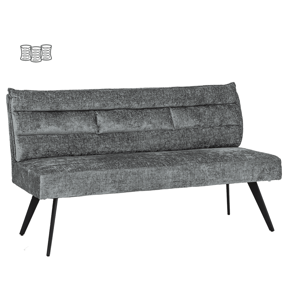 Tower Living Eetkamerbank Rosora 160cm - Grijs