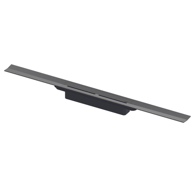 TeCe DrainProfile Doucheprofiel - 80cm - inkortbaar - brushed black chrome 670801