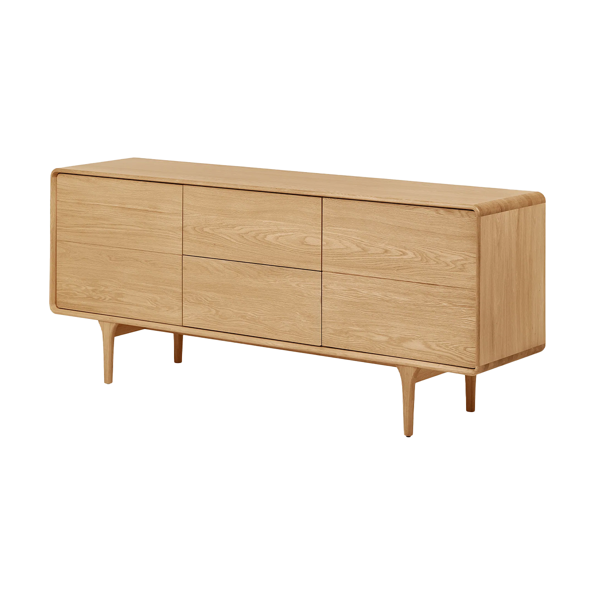 Artichok Mels eikenhouten sideboard naturel - 180 x 75 cm