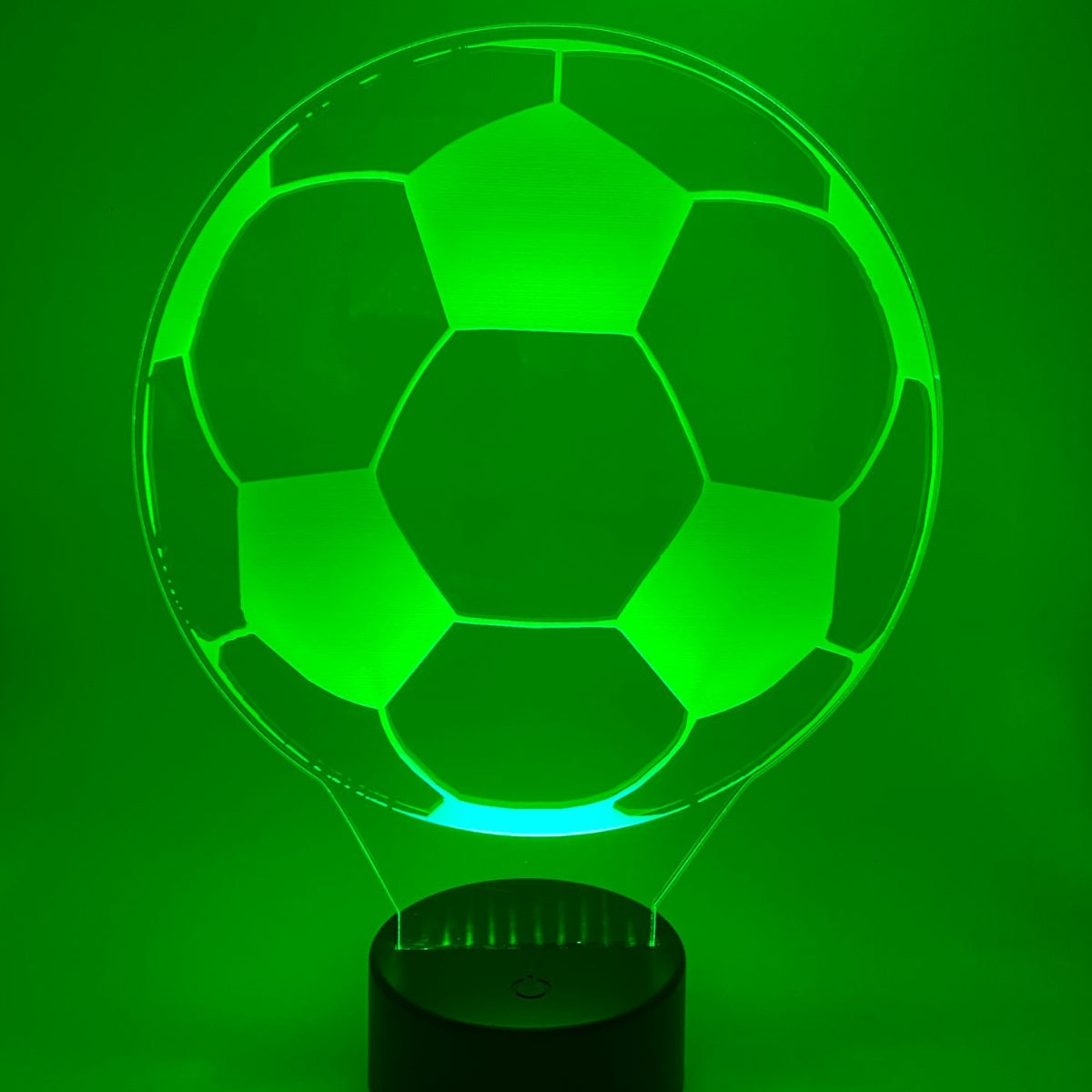 Merkloos 3D LED LAMP - VOETBAL - Ontwerp-zelf.nl