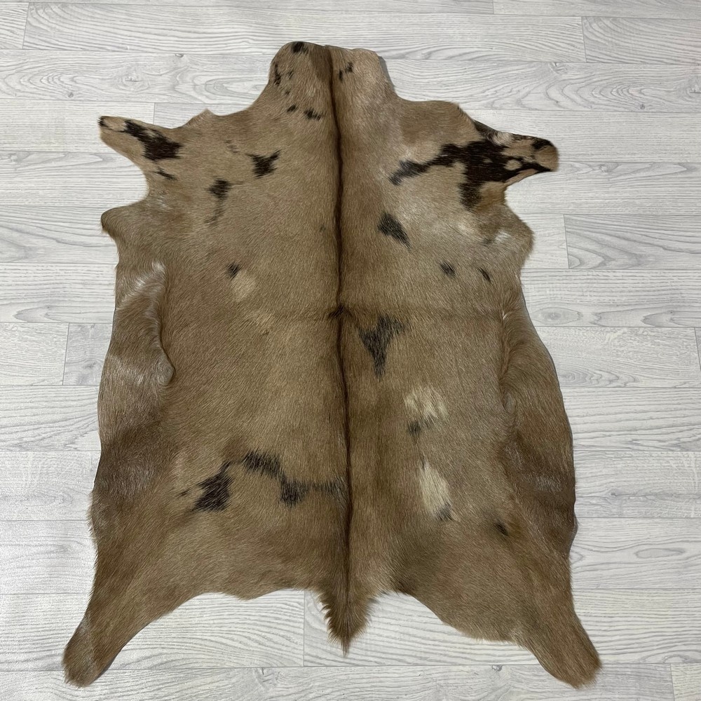 Lederstore Geitenhuid bruin 100x75cm