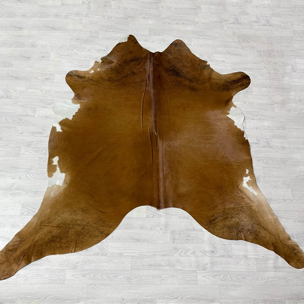 Lederstore Koeienhuid bruin zwart wit 220x245cm
