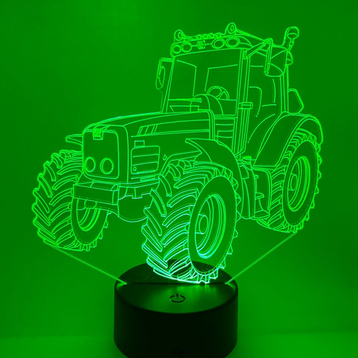 Merkloos 3D LED LAMP - TRACTOR 5 - Ontwerp-zelf.nl