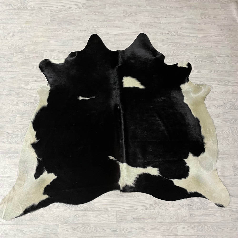 Lederstore Koeienhuid zwart wit 195x200cm