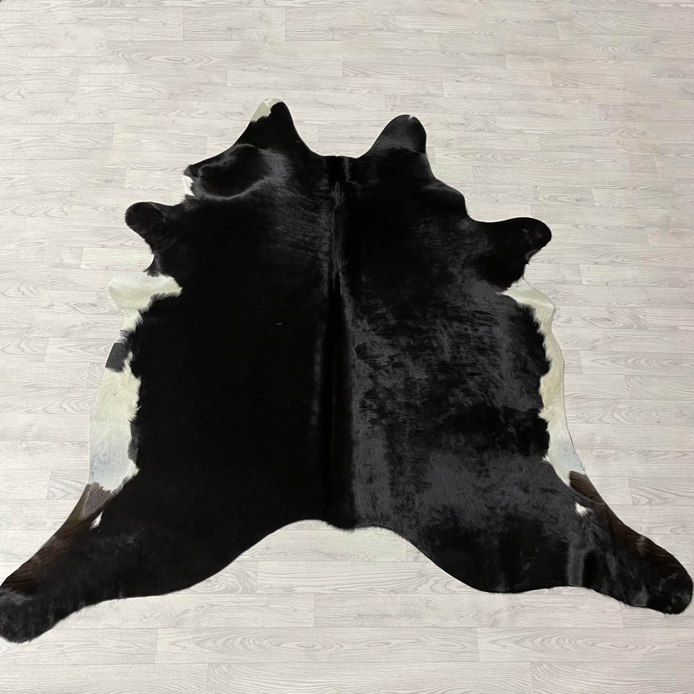 Lederstore Koeienhuid zwart wit 215x225cm