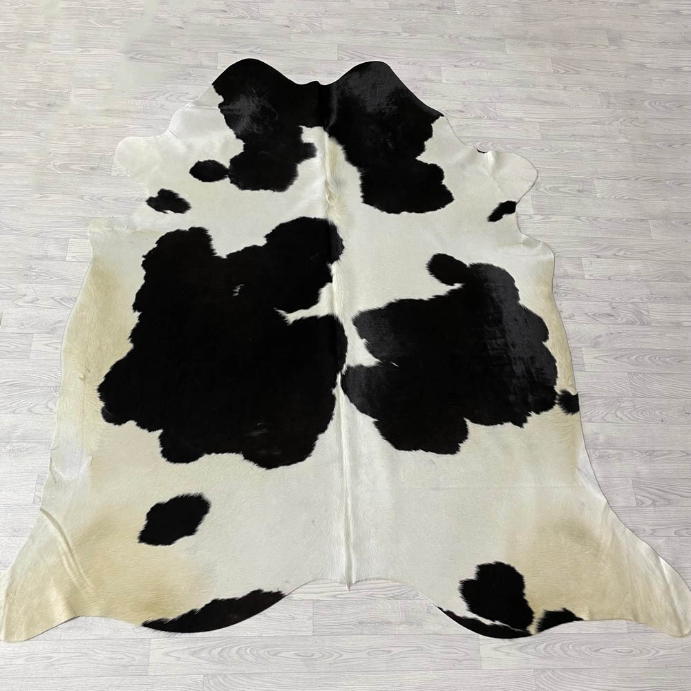Lederstore Koeienhuid zwart wit bruin creme 235x220cm