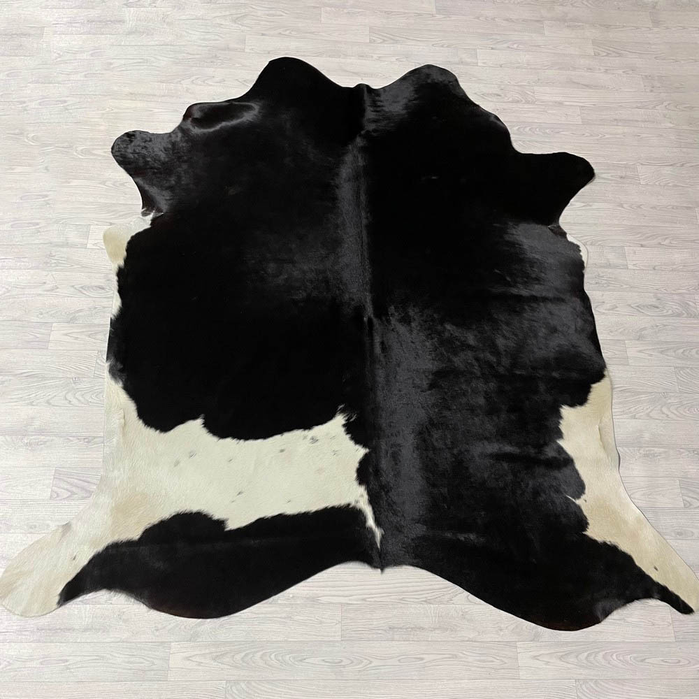 Lederstore Koeienhuid zwart wit 225x210cm