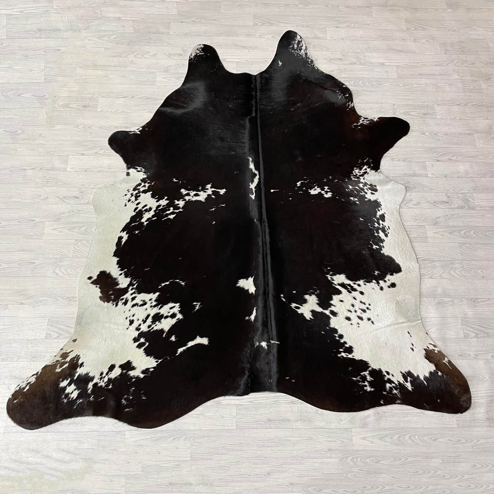 Lederstore Koeienhuid bruin zwart wit 235x210cm
