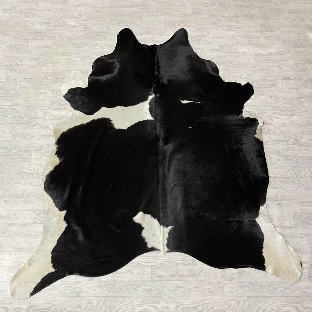 Lederstore Koeienhuid zwart wit 235x210cm