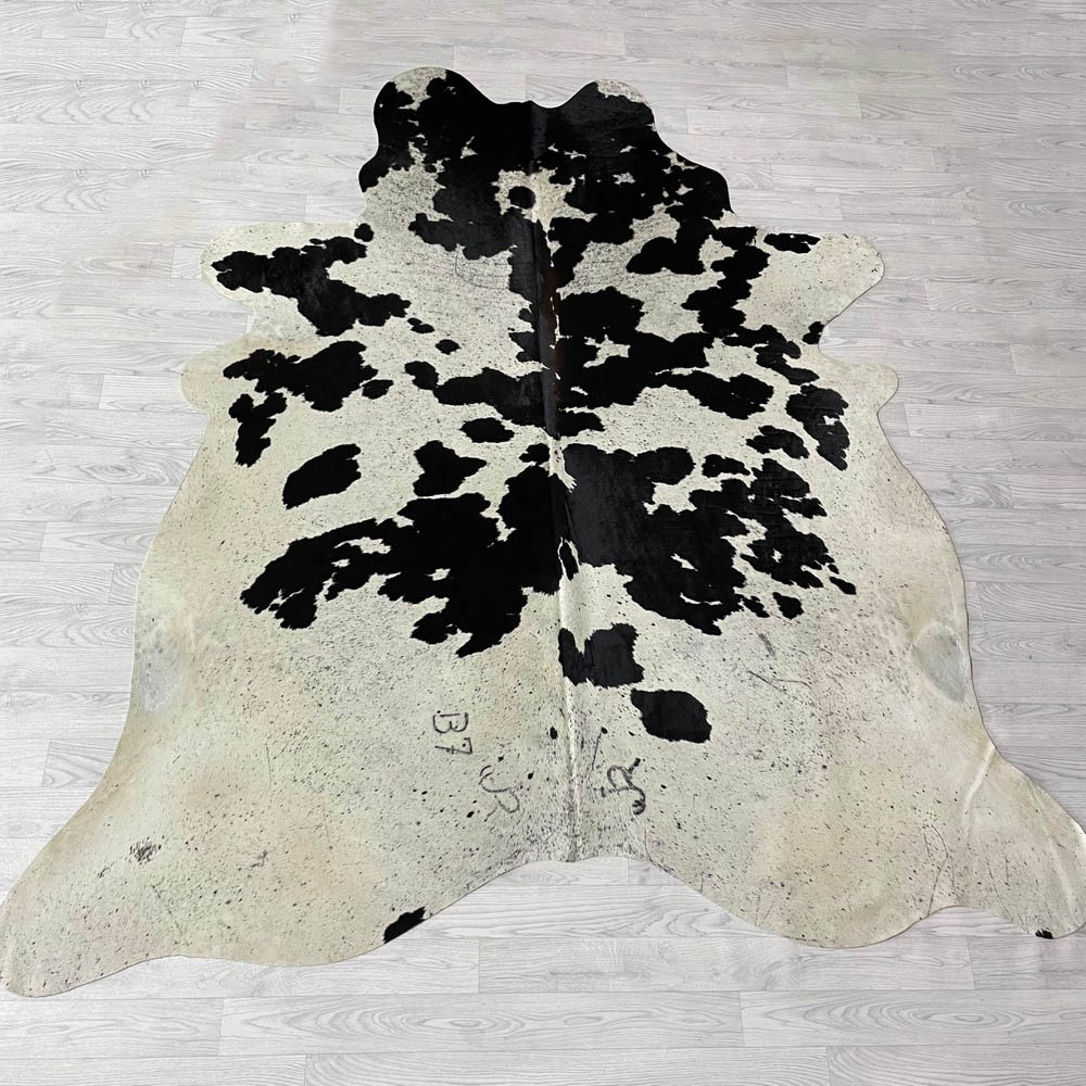 Lederstore Koeienhuid bruin zwart wit 235x225cm