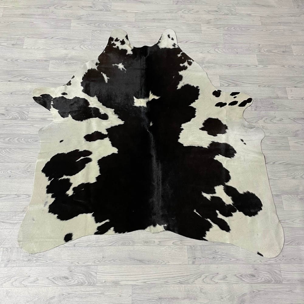 Lederstore Koeienhuid bruin zwart wit 165x150cm S