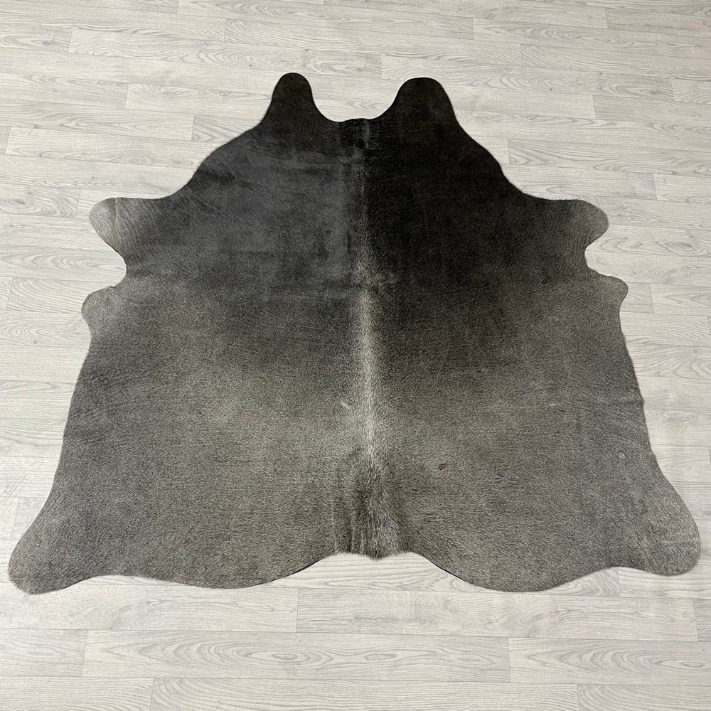 Lederstore Koeienhuid grijs tinten 160x170cm S