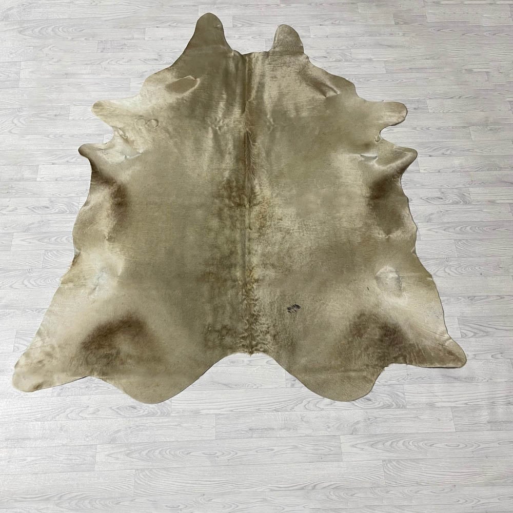 Lederstore Koeienhuid champagne 235x195cm M/L