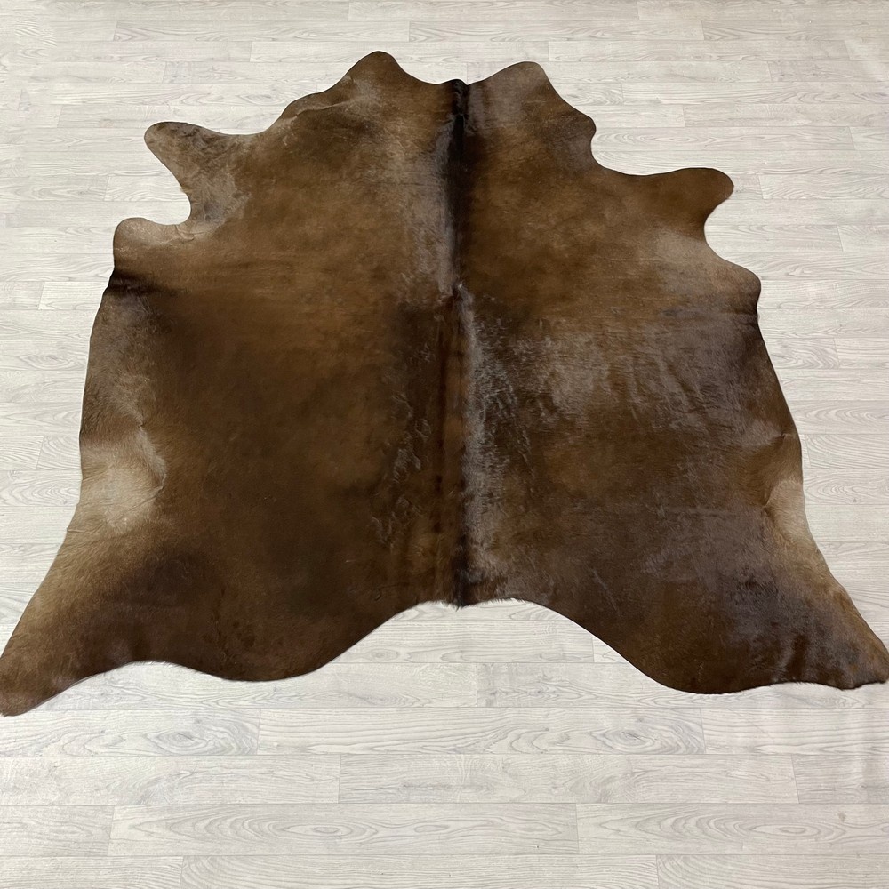 Lederstore Koeienhuid bruin 210x210cm M/L