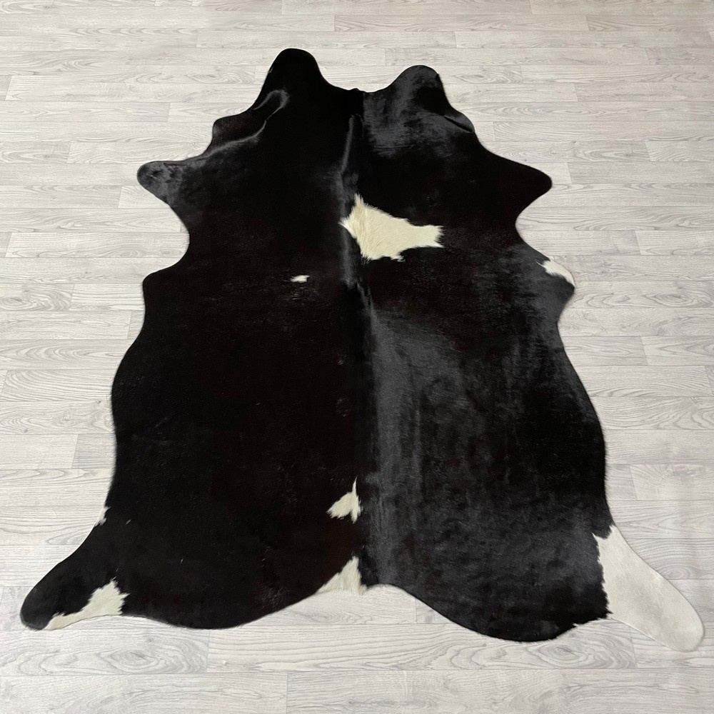 Lederstore Koeienhuid zwart wit 210x165cm S