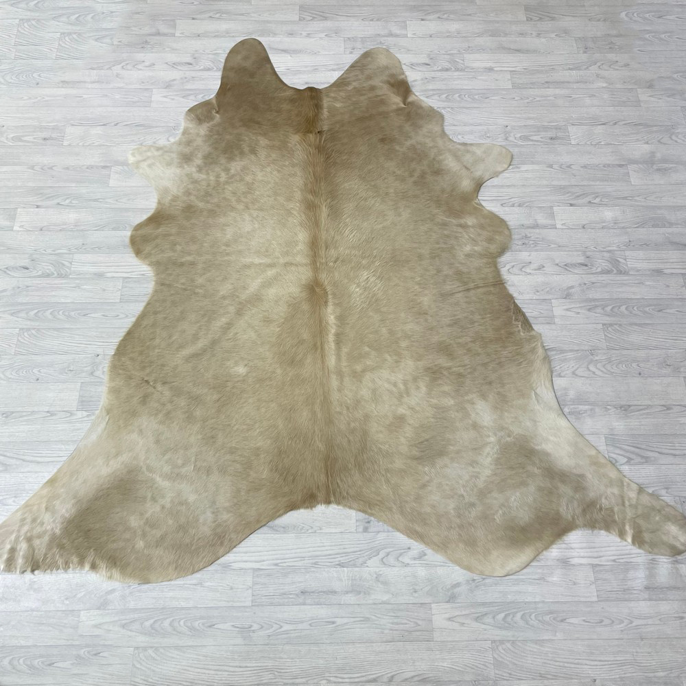 Lederstore Koeienhuid beige 220x205cm M/L