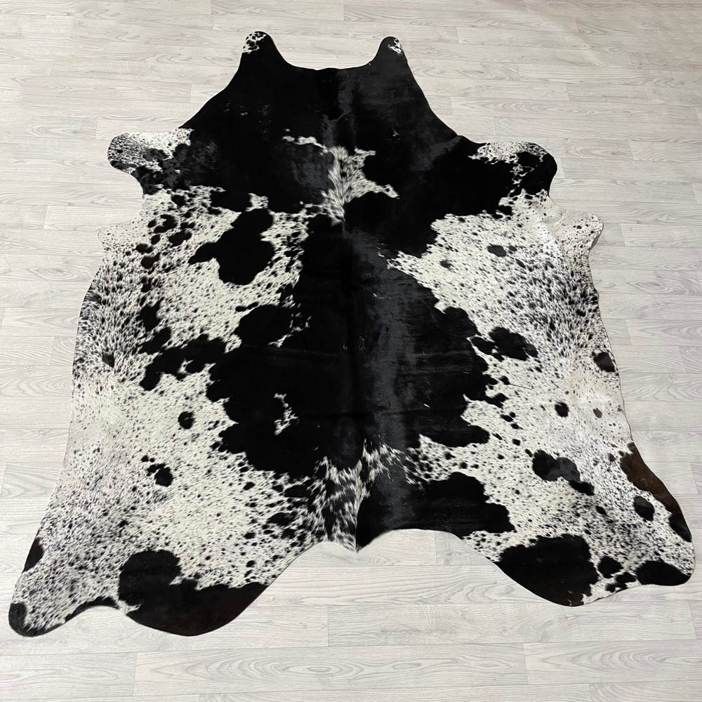 Lederstore Koeienhuid zwart wit SP 225x185cm M/L