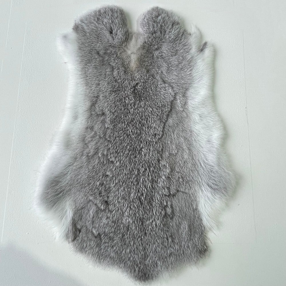 Lederstore Konijnenvacht donker bruin 50x35cm