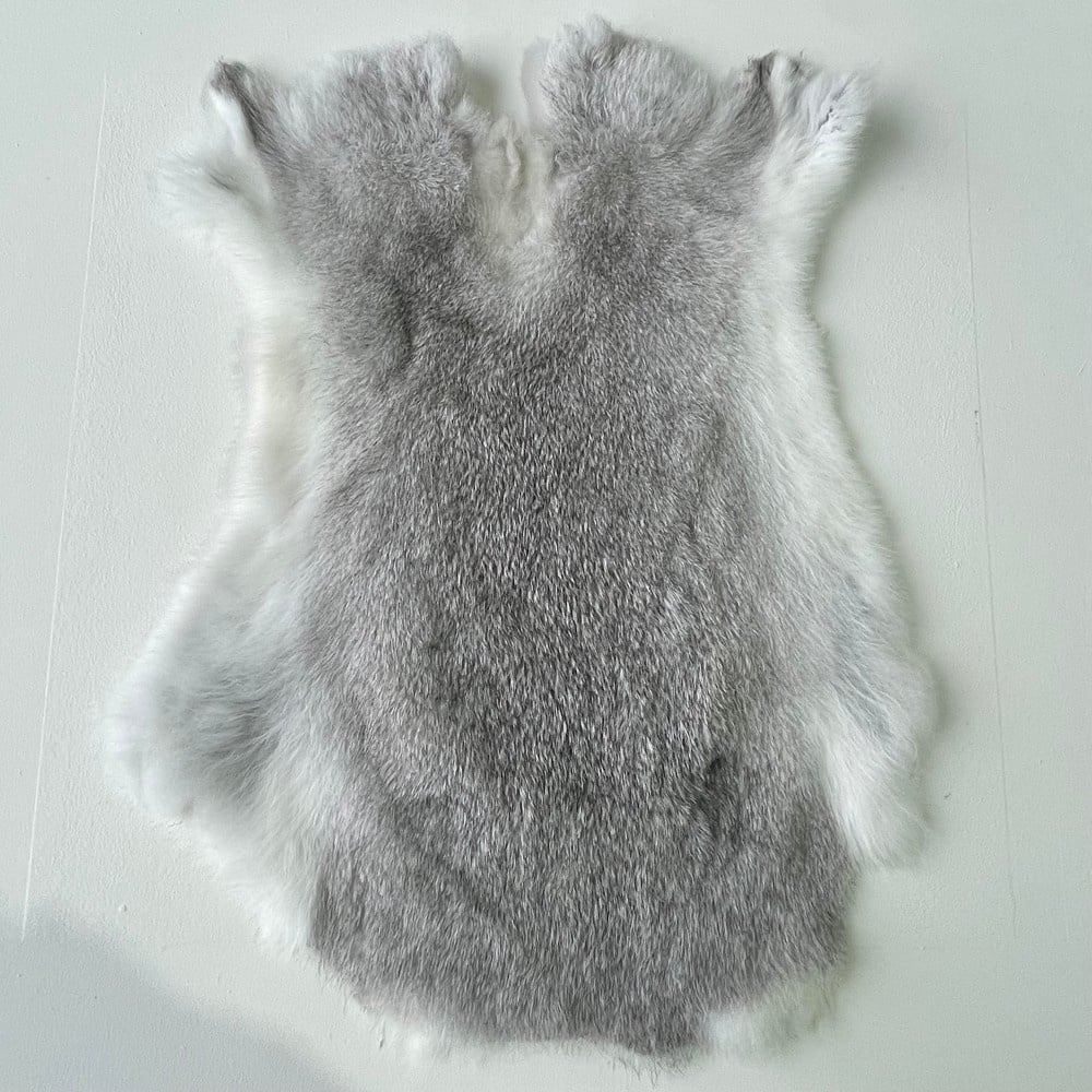 Lederstore Konijnenvacht donker bruin 50x35cm