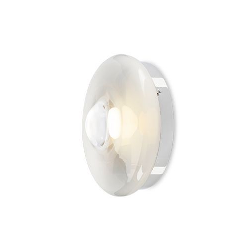 Bomma Orbital Wandlamp/Plafondlamp - Polair wit - Zilver