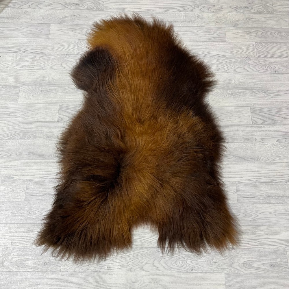 Lederstore IJslander schapenvacht bruin 125x80cm XL