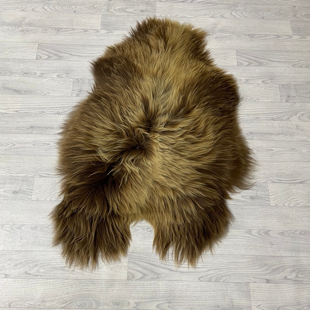 Lederstore IJslander schapenvacht bruin 110x70cm M