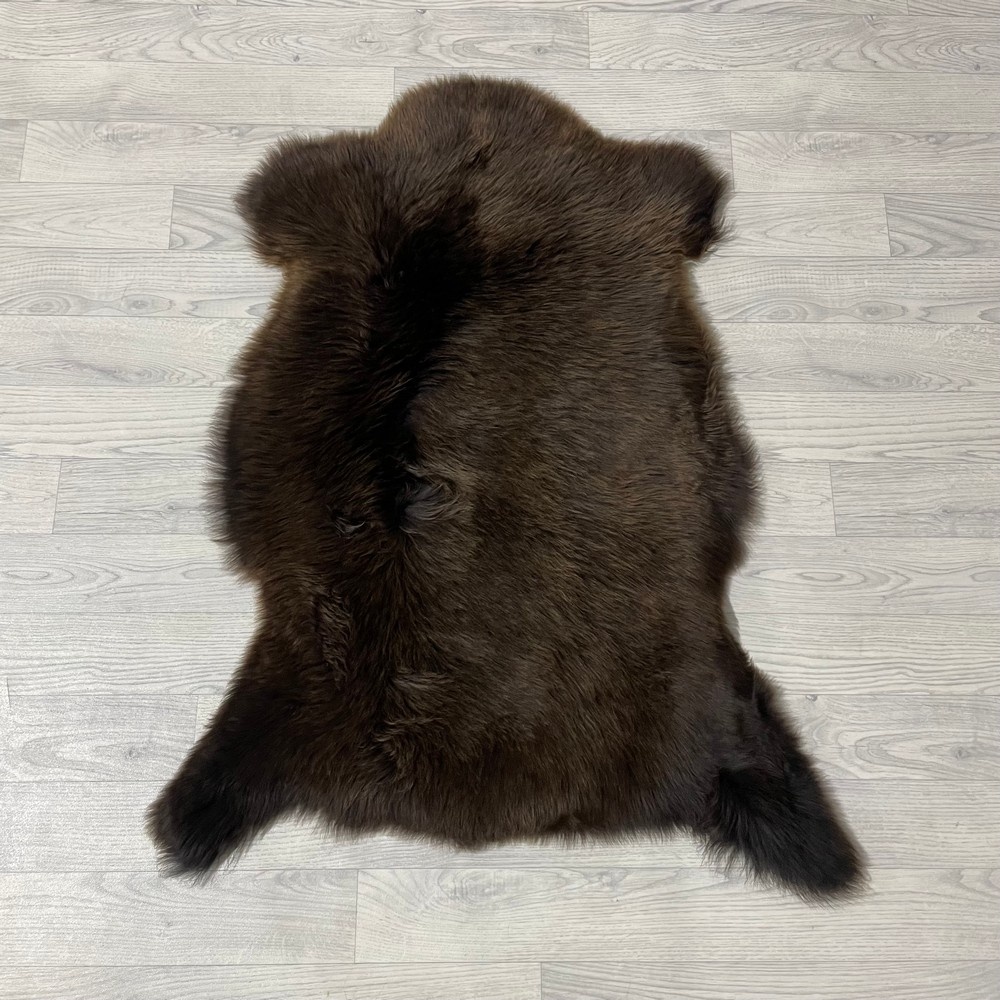 Lederstore Schapenvacht bruin 100x80cm M