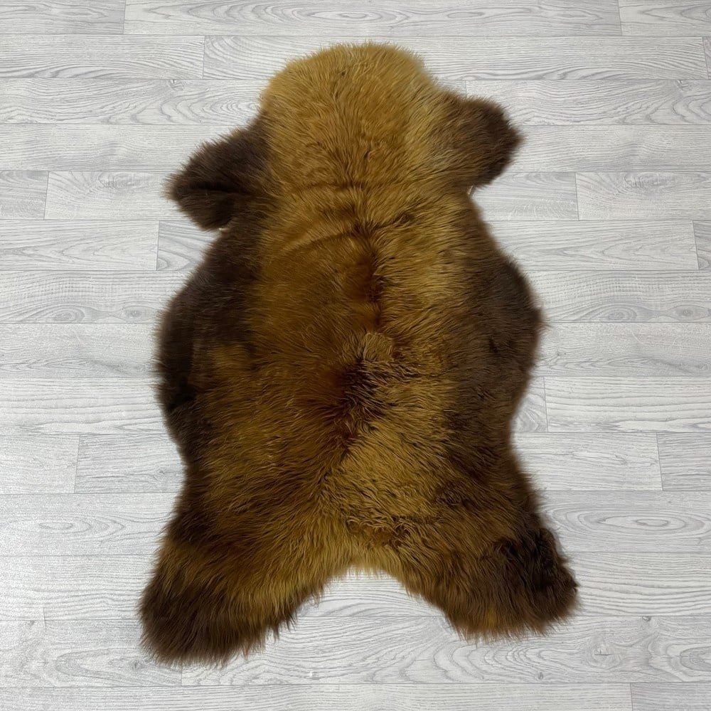 Lederstore Schapenvacht Scandinavian bruin 110x70cm M