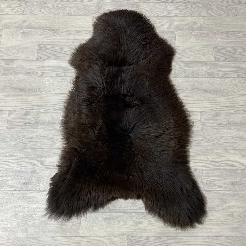 Lederstore Schapenvacht bruin 110x70cm M