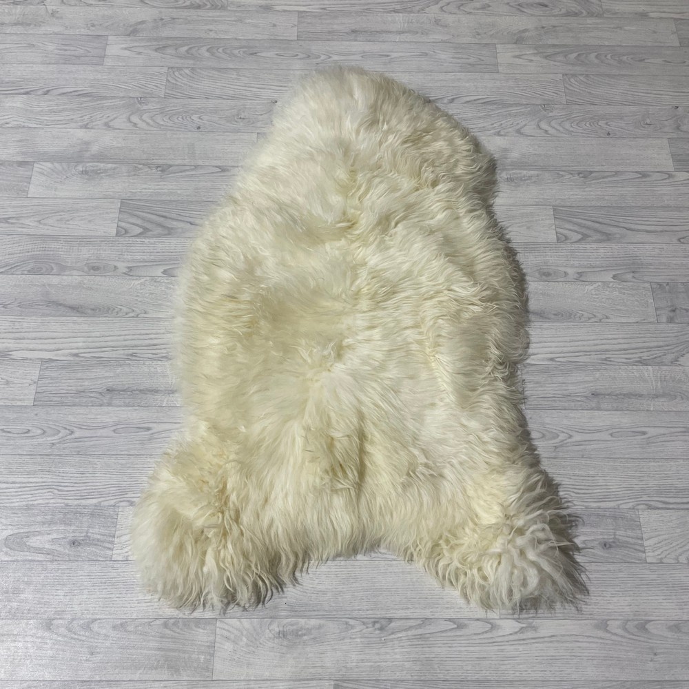 Lederstore Schapenvacht wit 120x70cm L