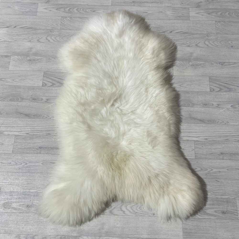 Lederstore Schapenvacht wit 120x80cm L