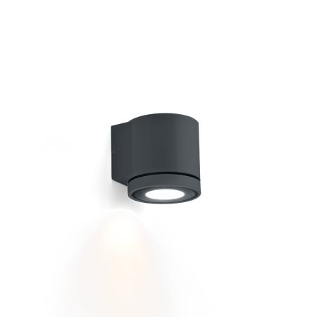 Wever & Ducre Wever Ducre Tube Wall 1.0 LED Wandlamp - Donkergrijs