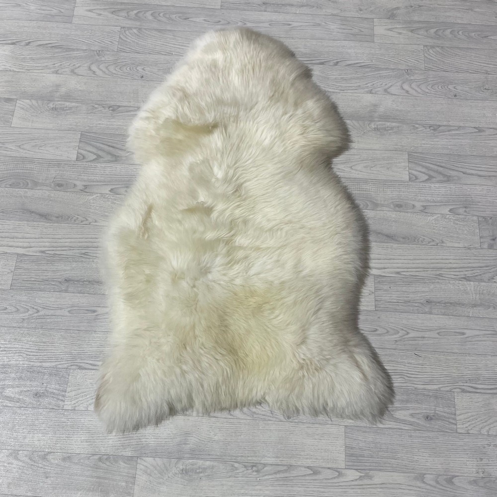 Lederstore Schapenvacht wit 115x70cm M