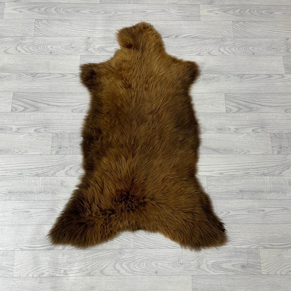 Lederstore Schapenvacht Scandinavian bruin 105x70cm M