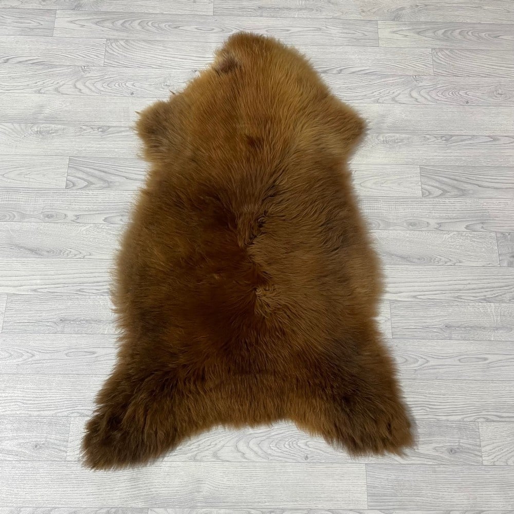 Lederstore Schapenvacht Scandinavian bruin 115x75cm M