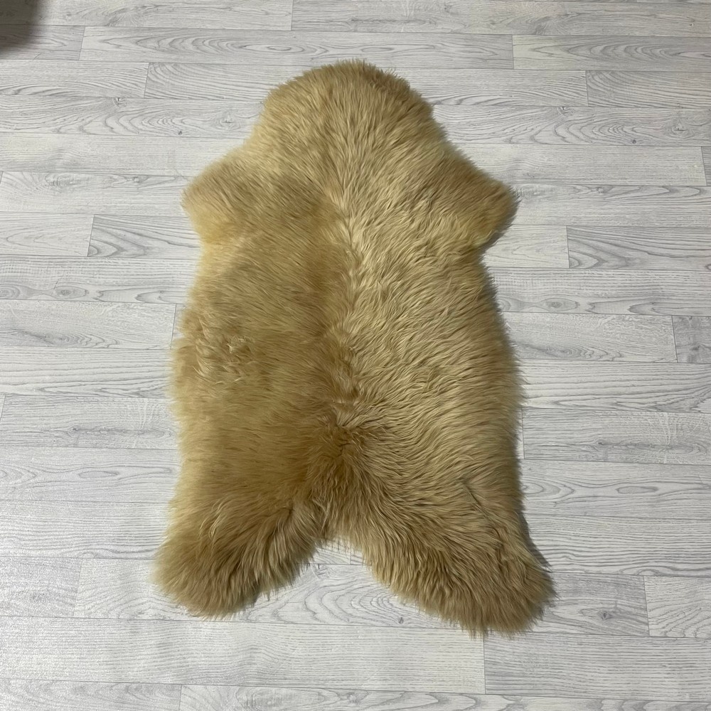 Lederstore Schapenvacht beige 110x65cm M